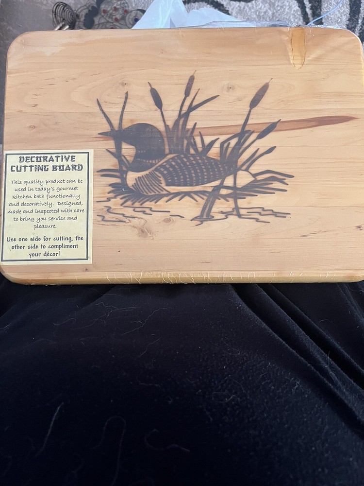Decorative Loon Cutting Board