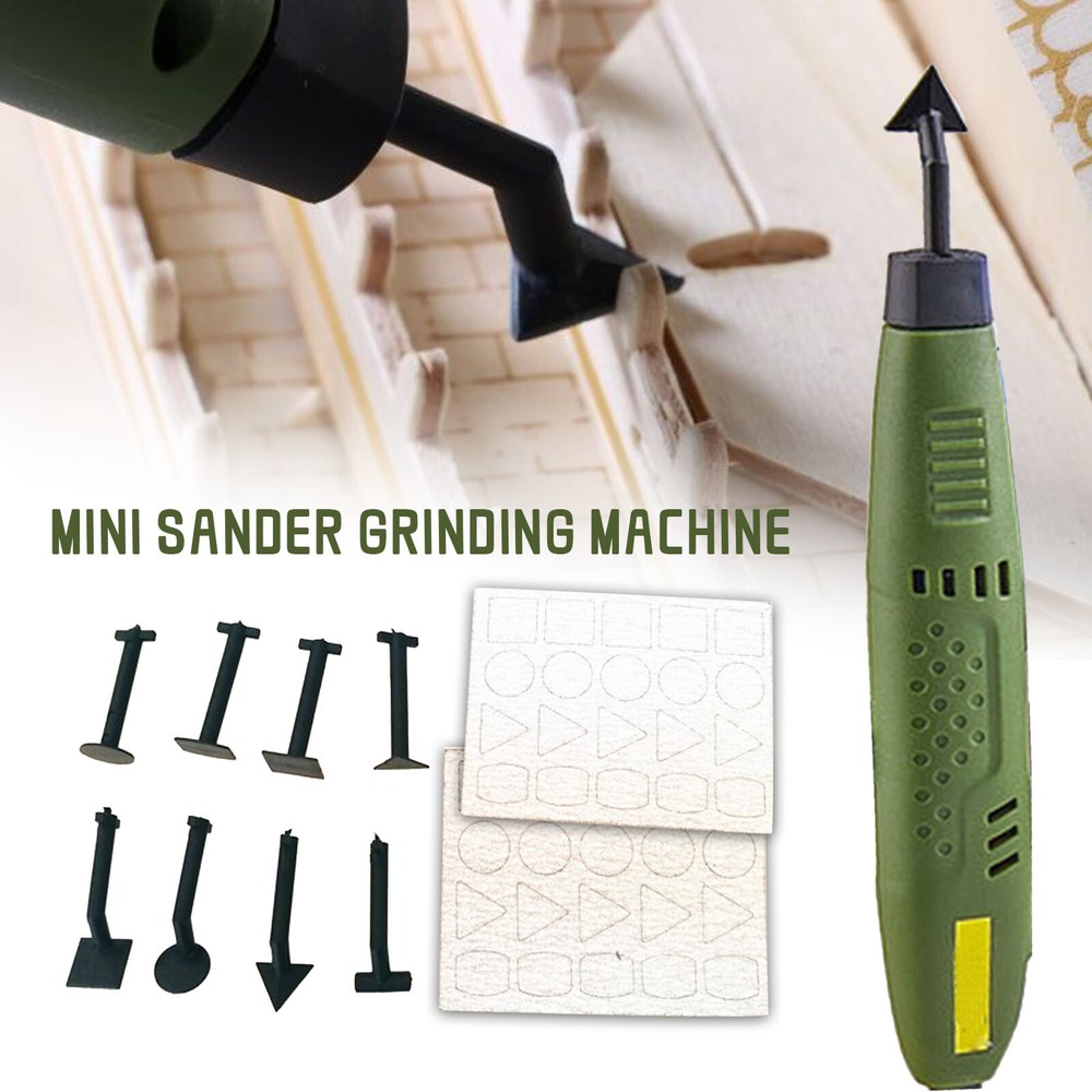 Pen Type Mini Sander Grinding Machine US Adapter Superfine Sander Etching Pen