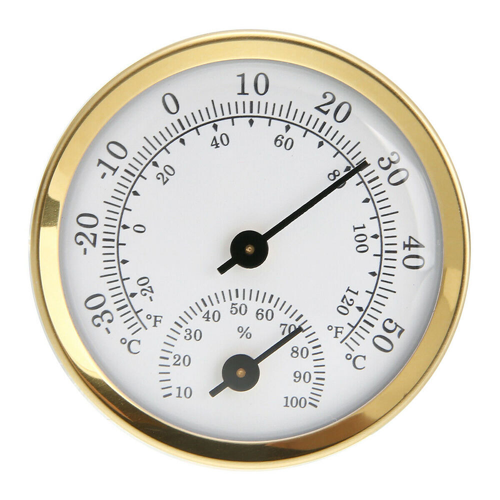 Mini Analog Thermometer Hygrometer Humidity meter Room Indoor Temperature-