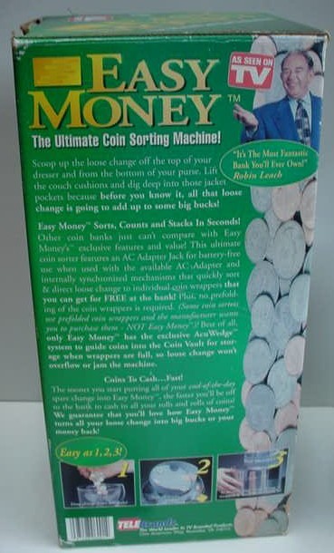 Easy Money Coin Sorting Machine with Box