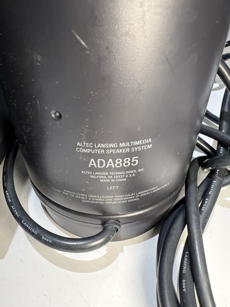 Altec Lansing Multimedia Computer Speaker System Powered Subwoofer ADA885