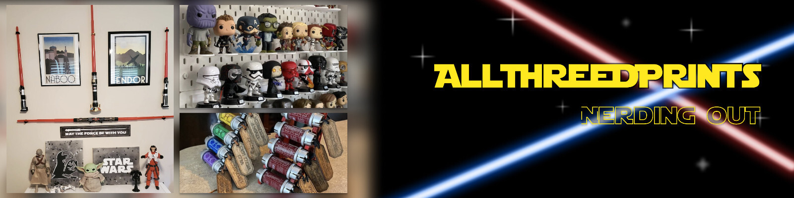 Floating Wand Wall Mount Hooks for Wizarding Wands and Boxes 1 set is 2 hooks