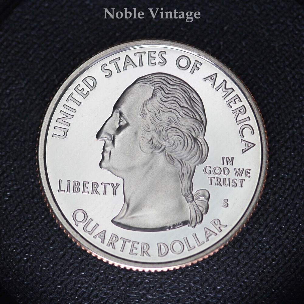 2007 S Proof Idaho State Quarter - From a Clad Proof Set