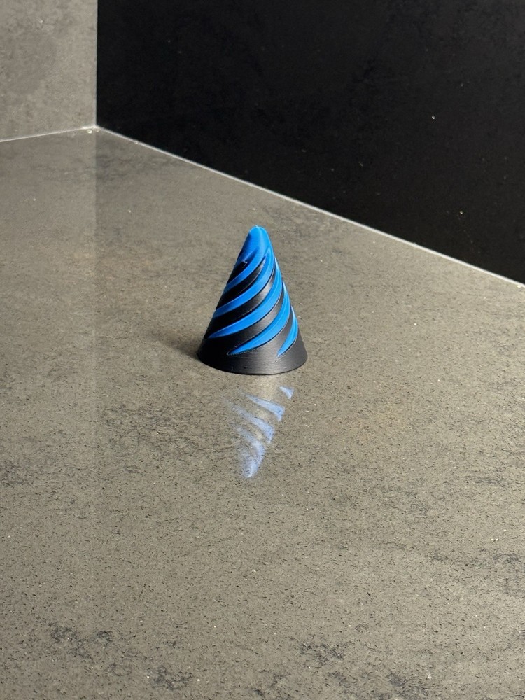 Spiral cone fidget