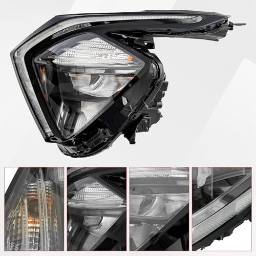 Headlight Assembly w/Reflector Compatible with 2022-2024 Kia Left Driver Side