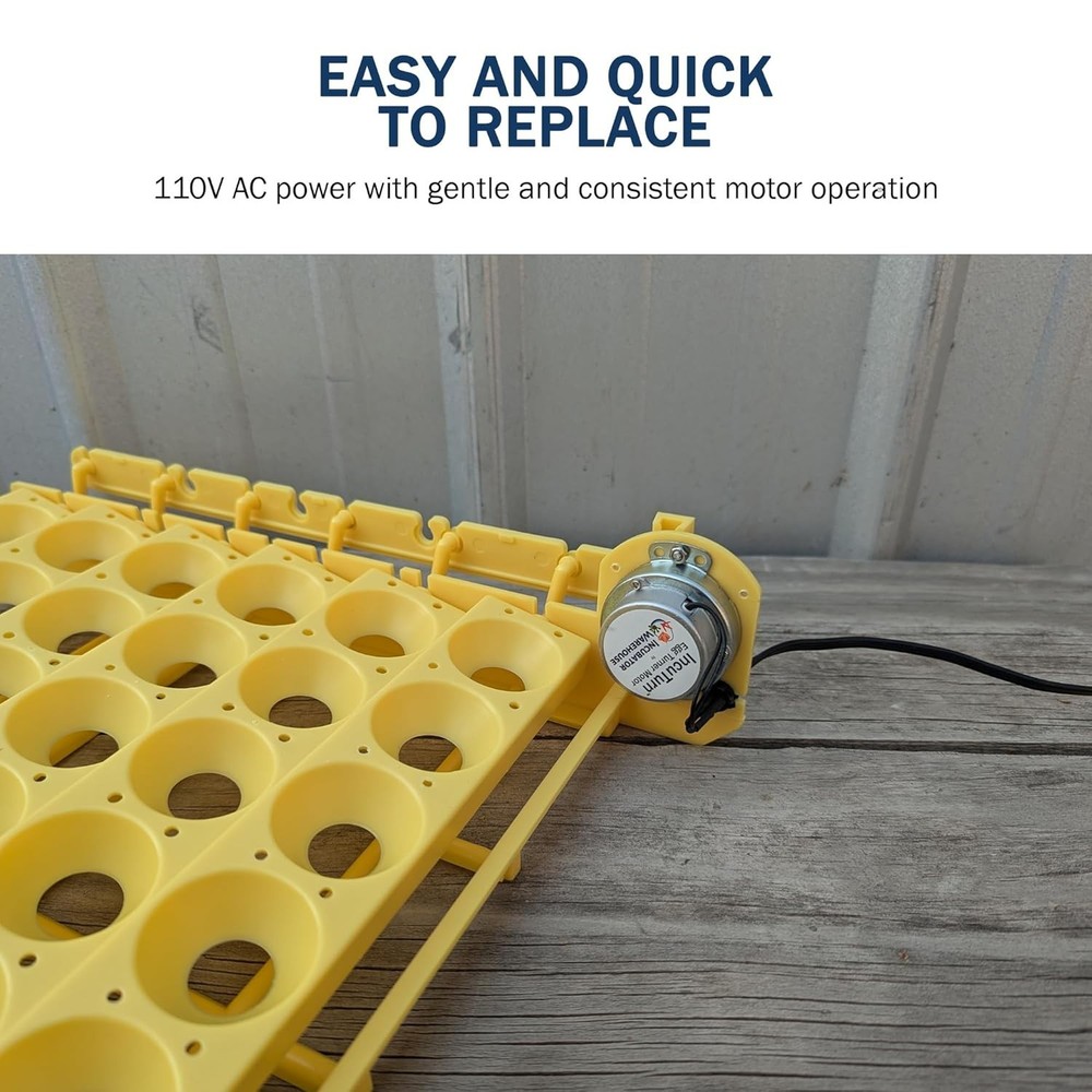 Replacement Egg Turner Motor - High Performance for Little Giant or HovaBator...