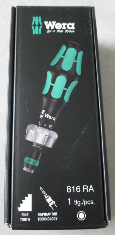 [NEW] Wera Tool REBEL 816RA Code Nr: 05051461001 -1/4" Socket