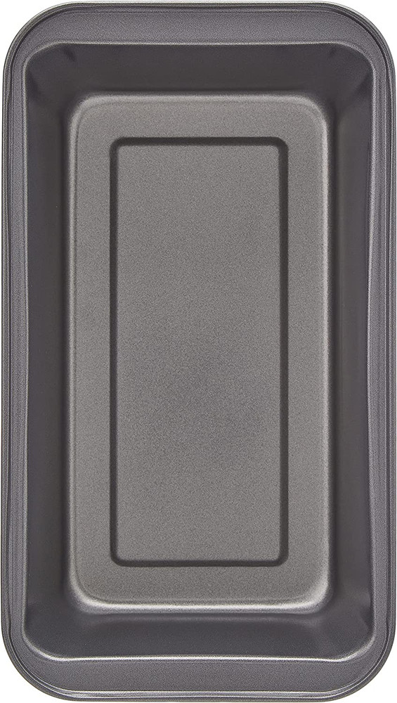 Rectangular Baking Bread Loaf Pan, 9.5 X 5 Inch, Set of 2, Gray