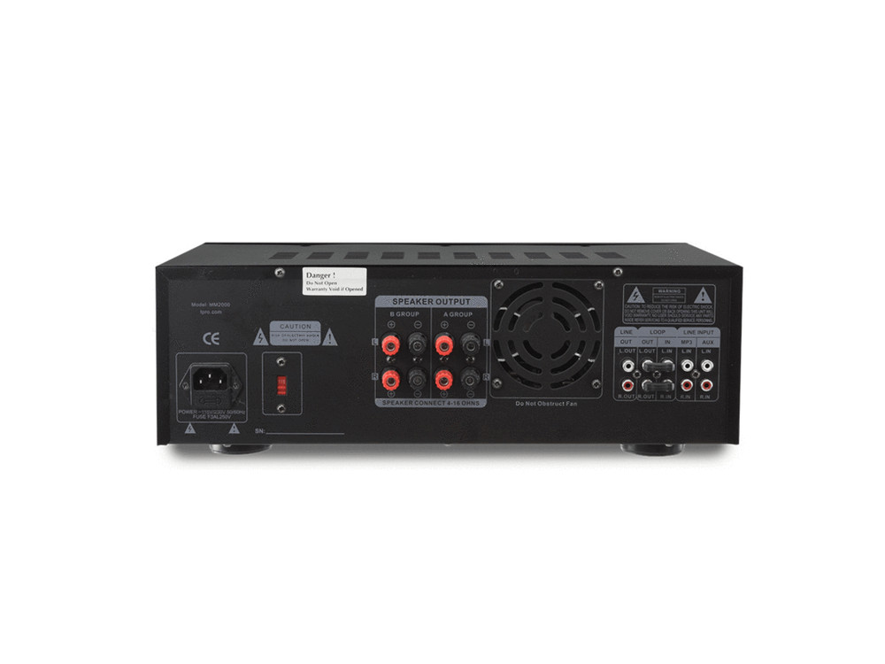 Technical Pro MM2000BT Mic Mixing Amplifier USB/SD Card/Record & Bluetooth S&D