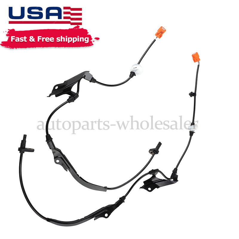 Front ABS Wheel Speed Sensor Pair Set of 2 For Honda Accord Acura TSX Sedan 4dr