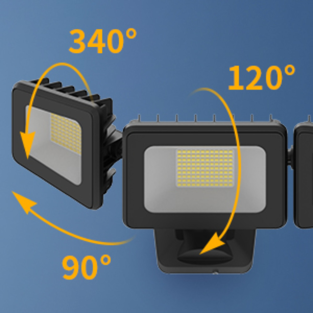 Outdoor LED Security Flood Lights 120W Ultra Bright 12000LM 4500K Motion Sensor