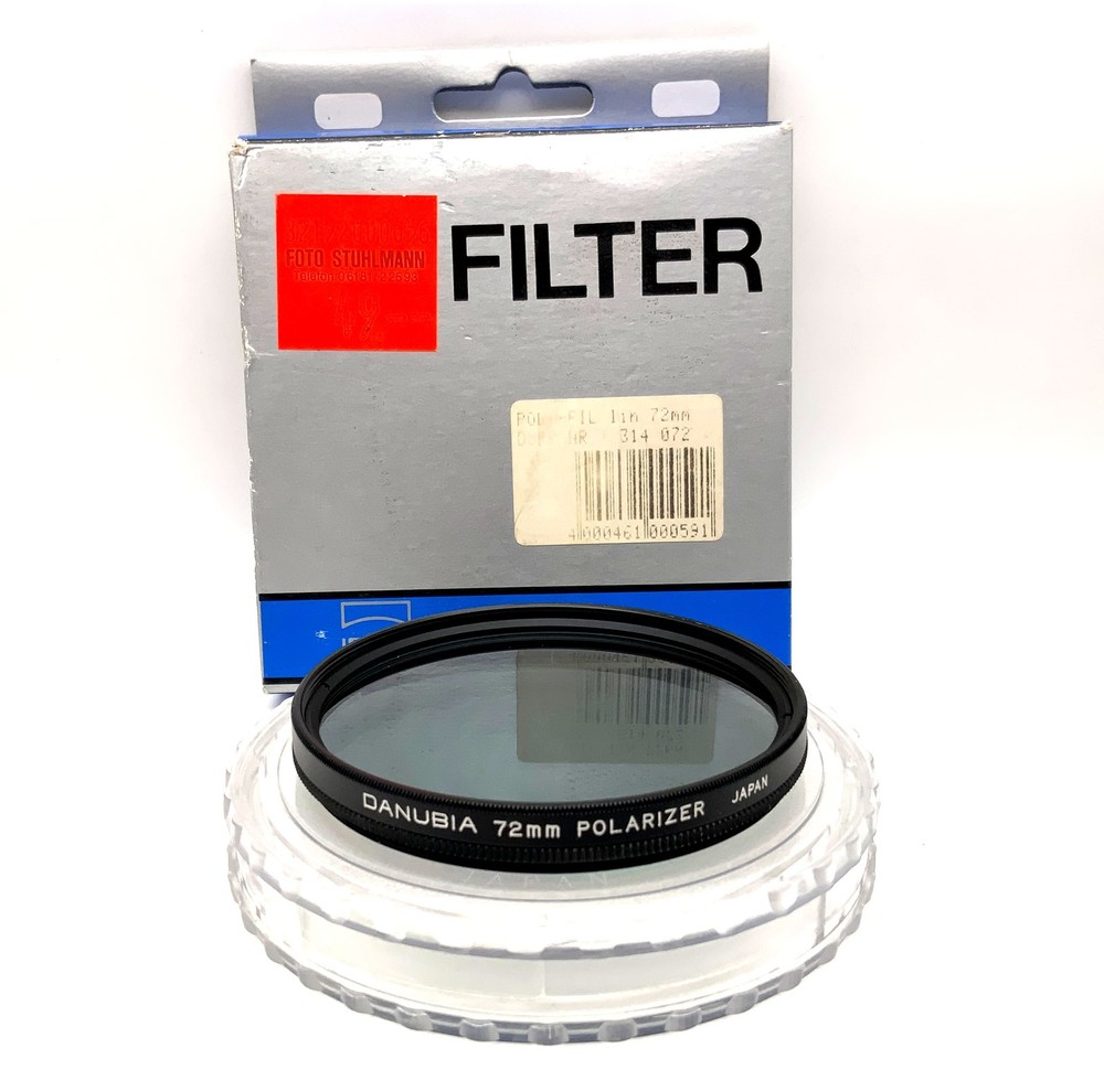 Danubia Polarizer Filter In Original Packing 72Mm Circular Filter Thread