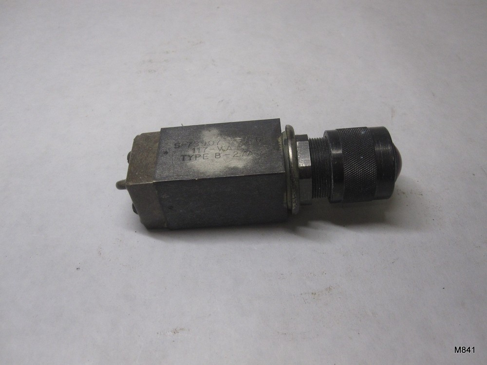 J.&H. SMITH S-73907-REV-6 117-VAC TYPE B-27A PANEL LIGHT INDICATOR (RED)