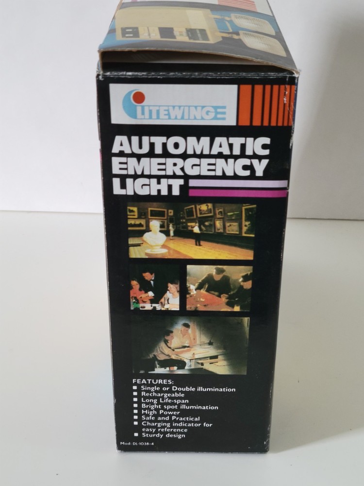 Automatic Emergency Light Model Color White SKU 38013