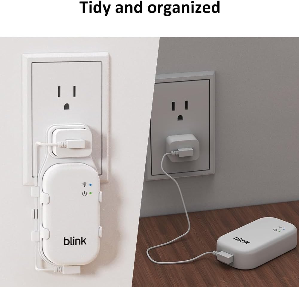 Secure Blink Sync Module Core Mount with USB-C Cable - Clutter-Free Solution