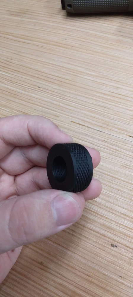 Airsoft AAP-01 Pistol Replacement Black Muzzle Cap (Two Pack)