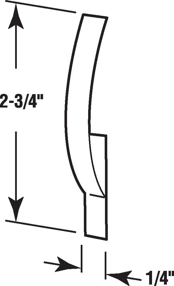 L 5884 1/4 In. Corner Mounted Window Screen Tension Spring 6 Pack
