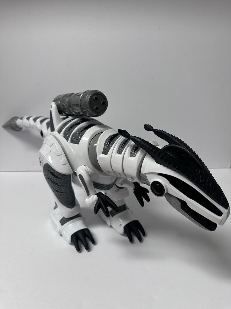 Roboraptor White Robotic Dinosaur No Remote Wowee 2005