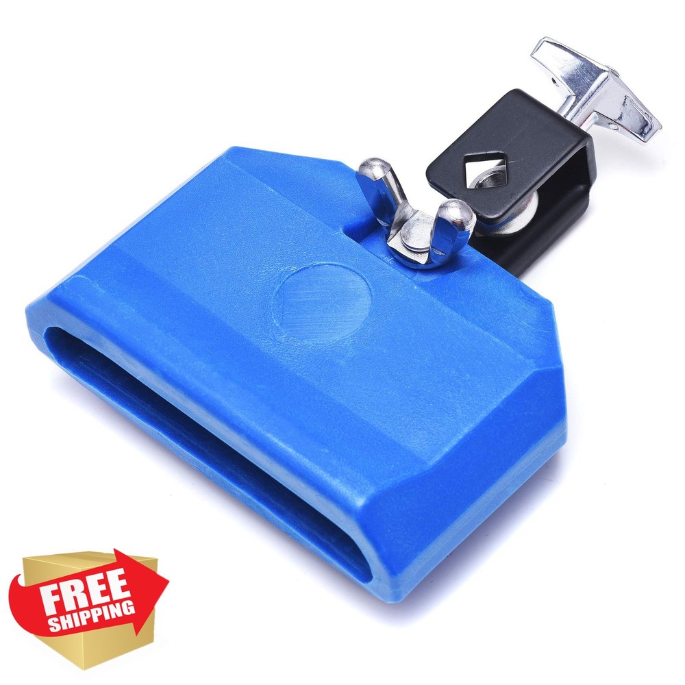 Blue Plastic Jam Block Percussion Instrument