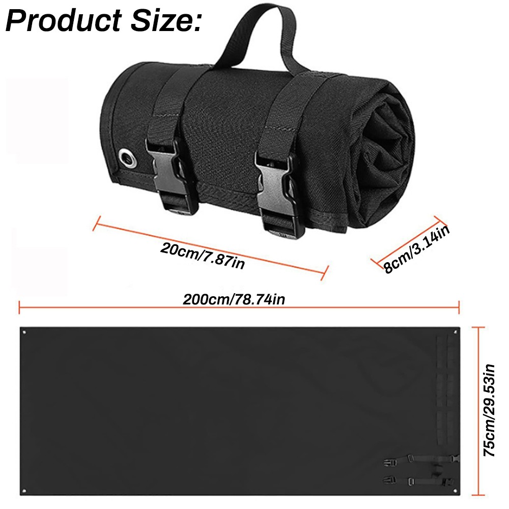 Non-Slip Portable Military-style Foldable Shooting Mats for Range Gear Training