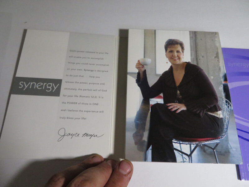 Joyce Meyer Synergy purpose God's Plan DVD CD Book 3 Disc Set