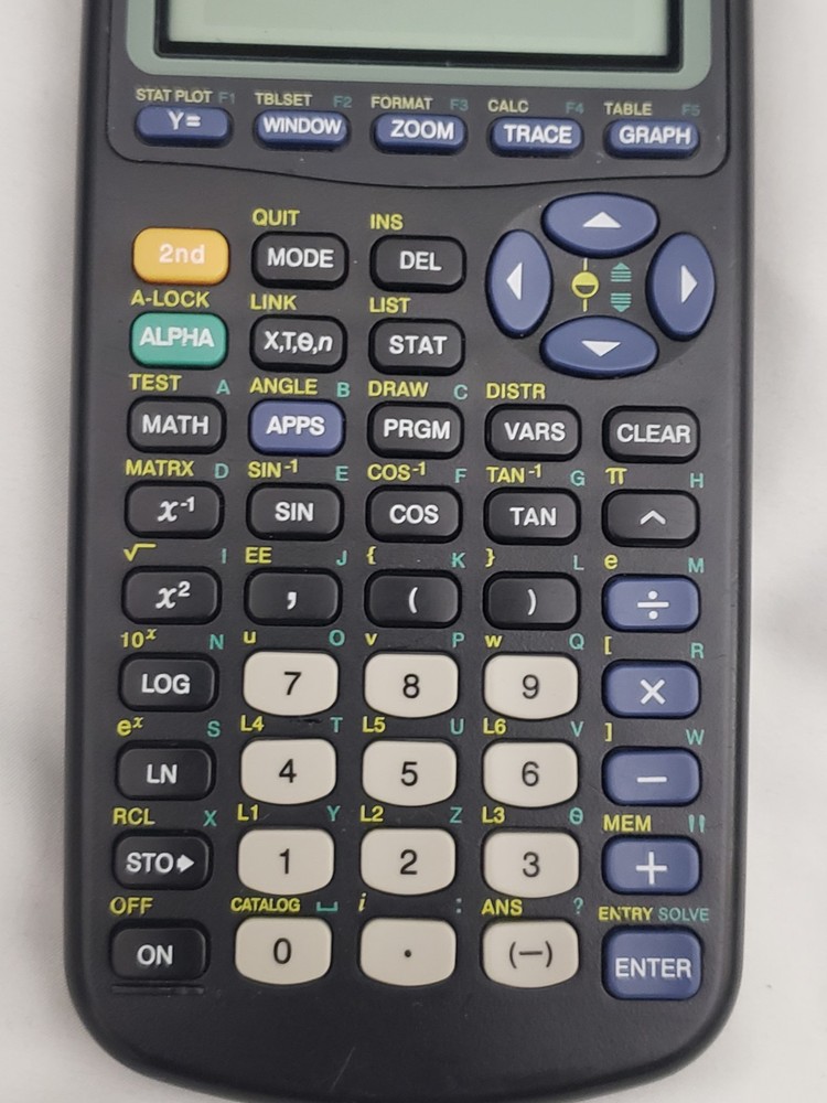Texas Instruments TI-83 Plus Graphing Calculator - TESTED WORKS - Missing Case