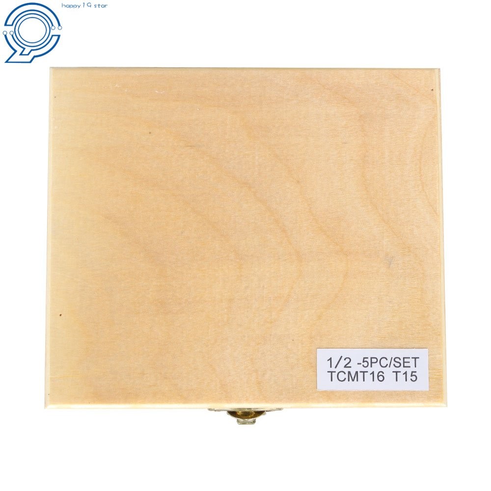 5 pack 1/2" Carbide Indexable Turning Tool Lathe Tool Bit With Carbide Inserts