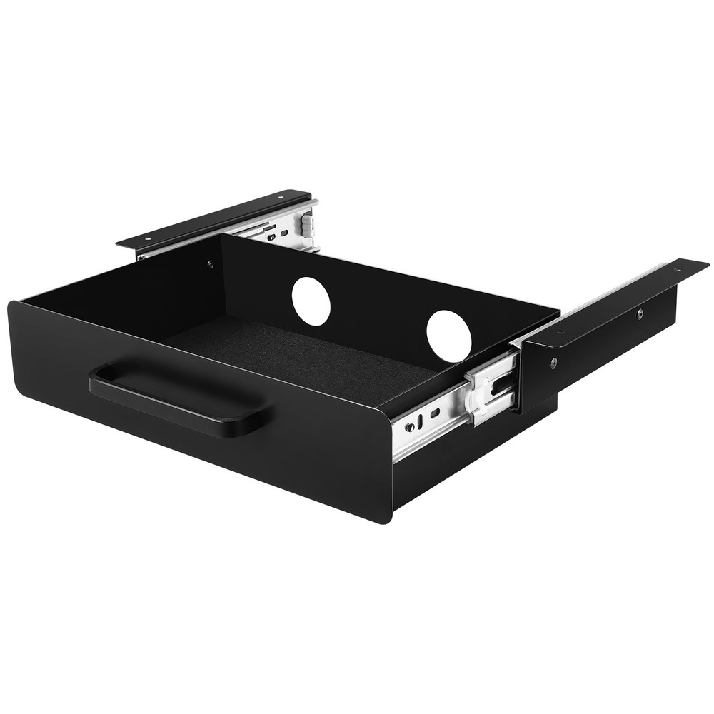 13" Wide Under Desk Drawer Slide Out, Under Desk Mounted Pull-out Drawer Attachm