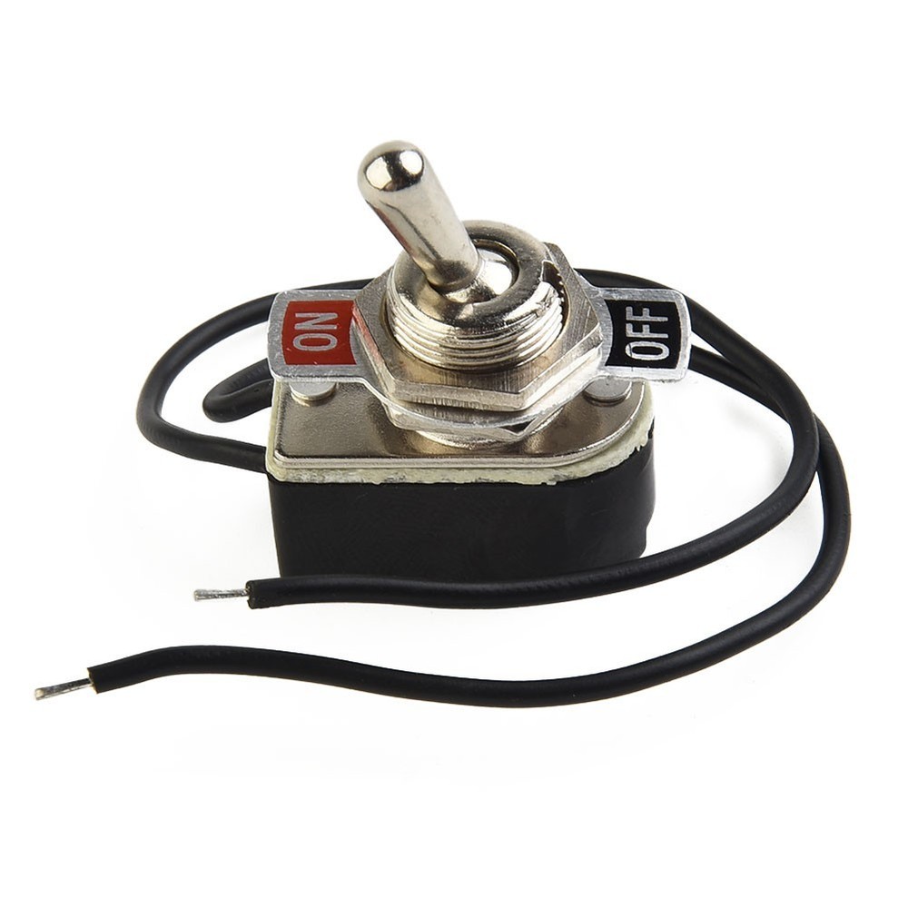 for TOGGLE Switch SPST 6A Rocker SPST Contacts Switch for TOGGLE 12mm Cutout