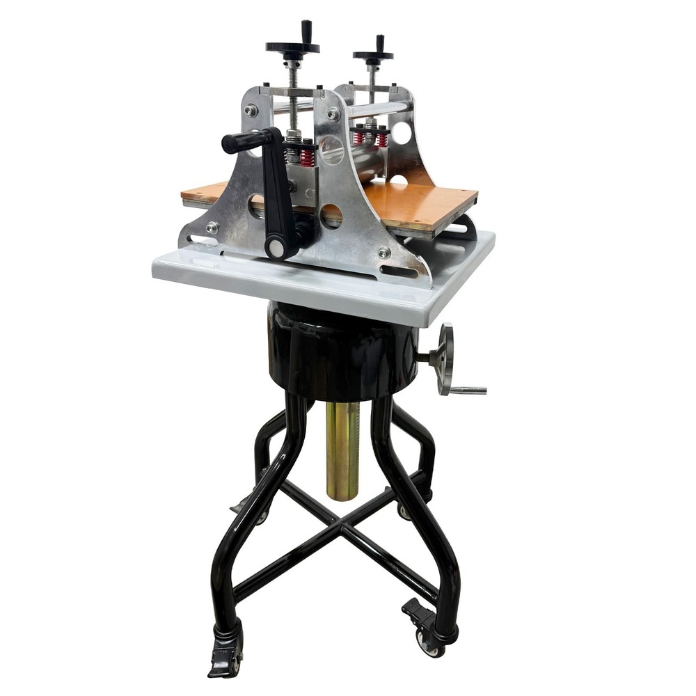Printmaking Machine,Sculpture Turntable & Printmaking Press Combo Set 360° Rotat
