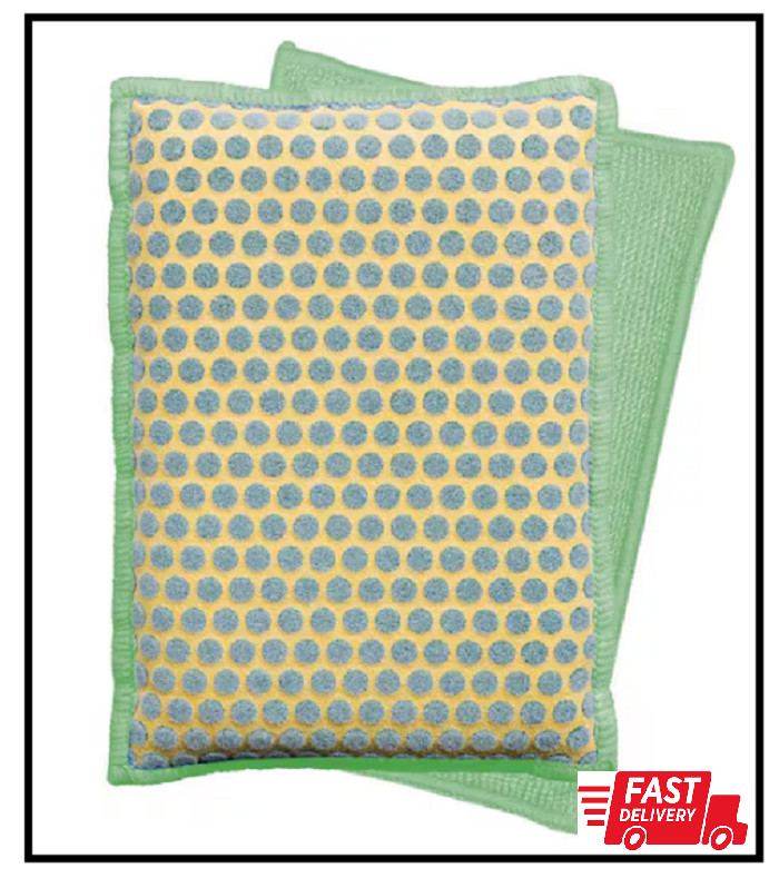 Power Scrub Dots Kitchen and Bath Sponge (4-Count)