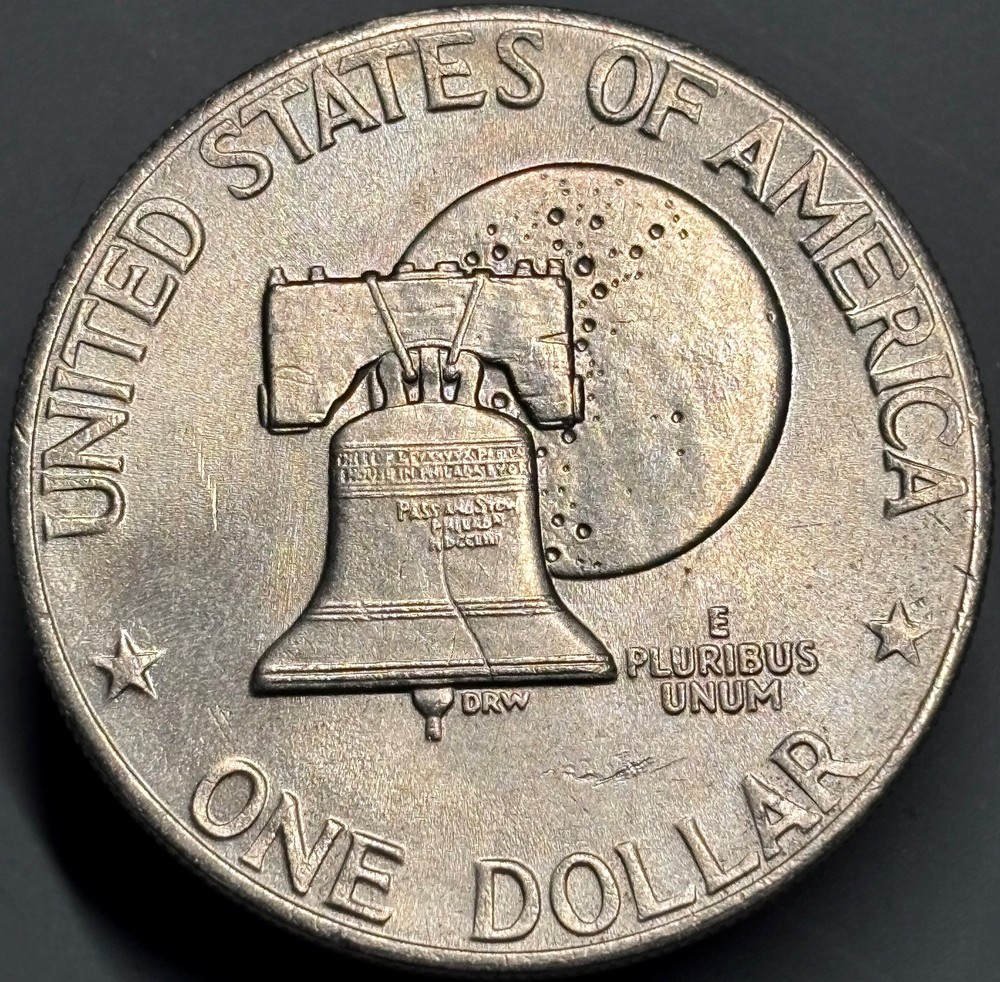 1976 Eisenhower Ike Dollar Type 2 Coin BU Brilliant Uncirculated Nice Luster C2