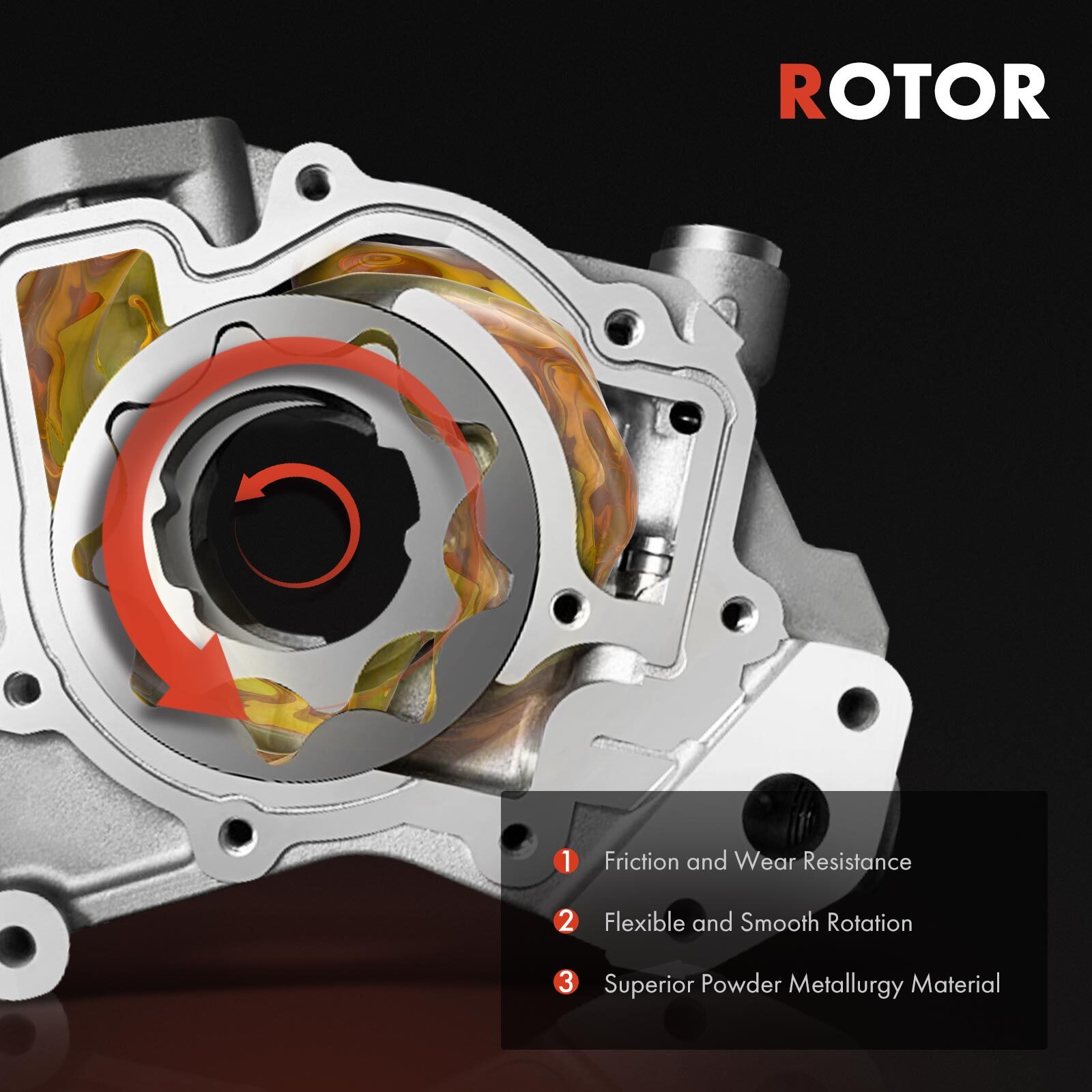 Engine Oil Pump for Ford Ranger 1995 1996-2001 Mazda B2500 1998 1999-2001 SOHC