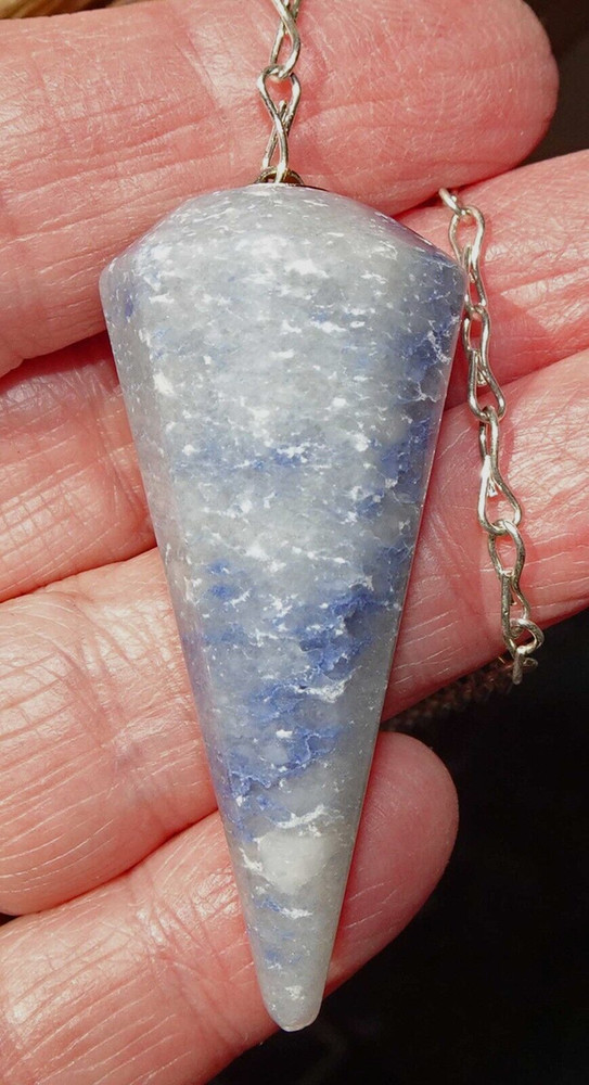 Blue Quartz Pendulum (Dumortierite)  p26