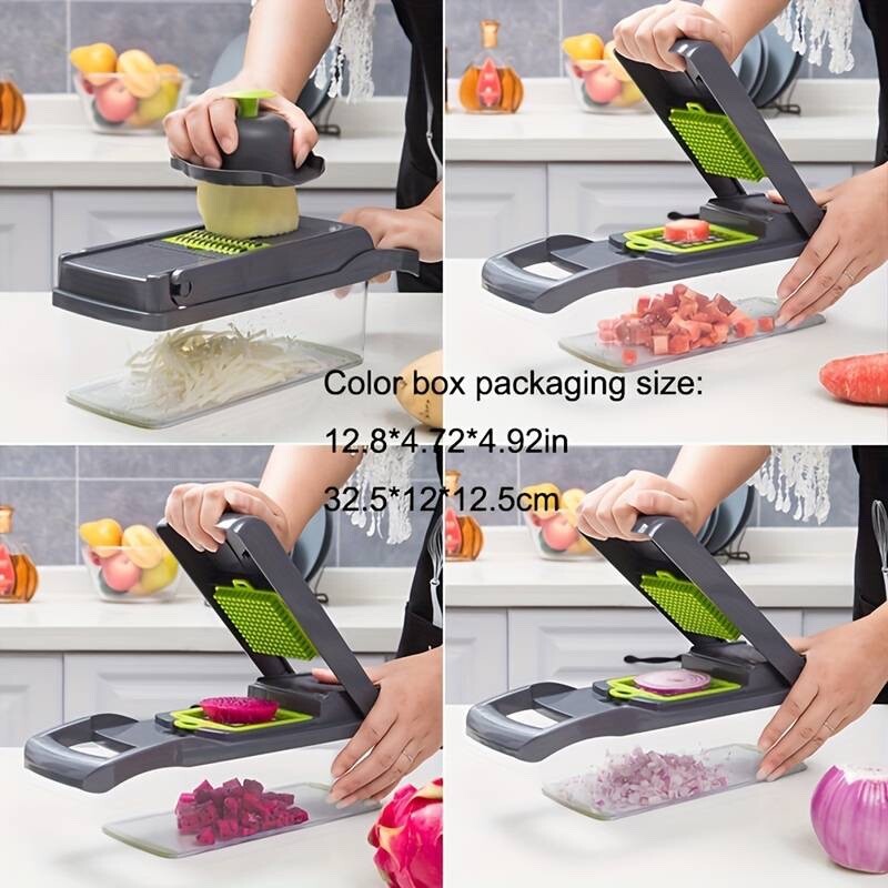 SOLO Vegetable Chopper, Onion Chopper, Slicer with Container