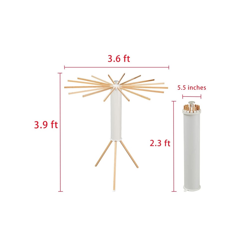 Tripod Clothes Drying Rack, Garment Rack Portable and Foldable Space Saving L...