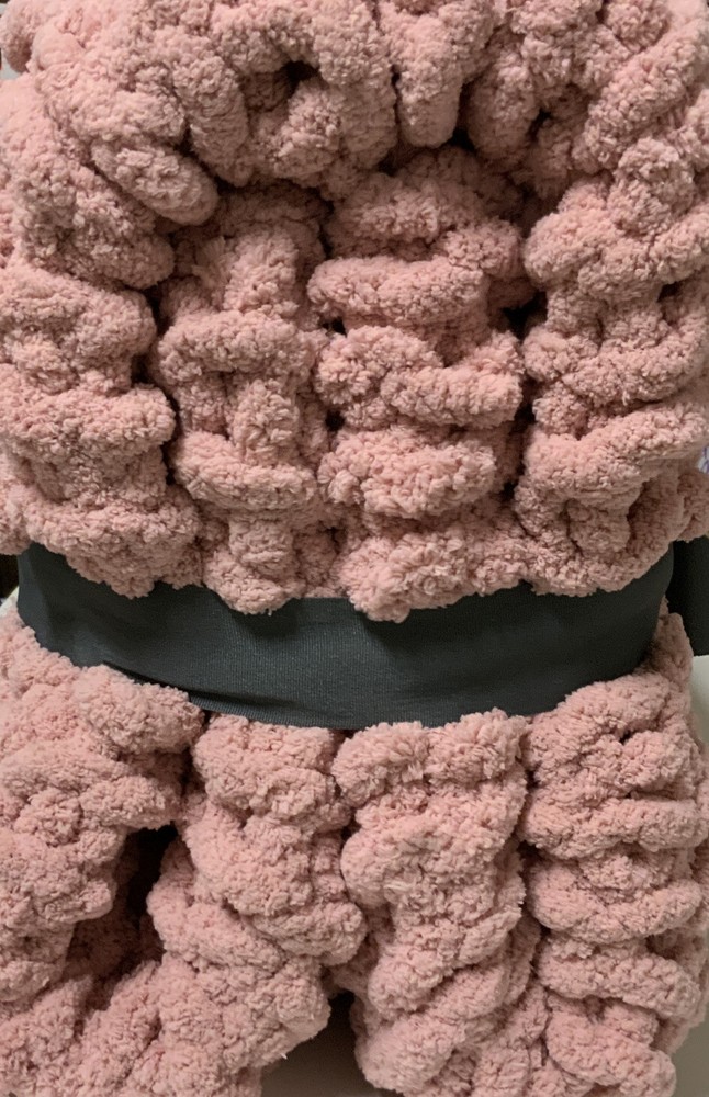 🧷 MADISON PARK Solid Chenille Chunky Knit Throw 60”x50” 🆕