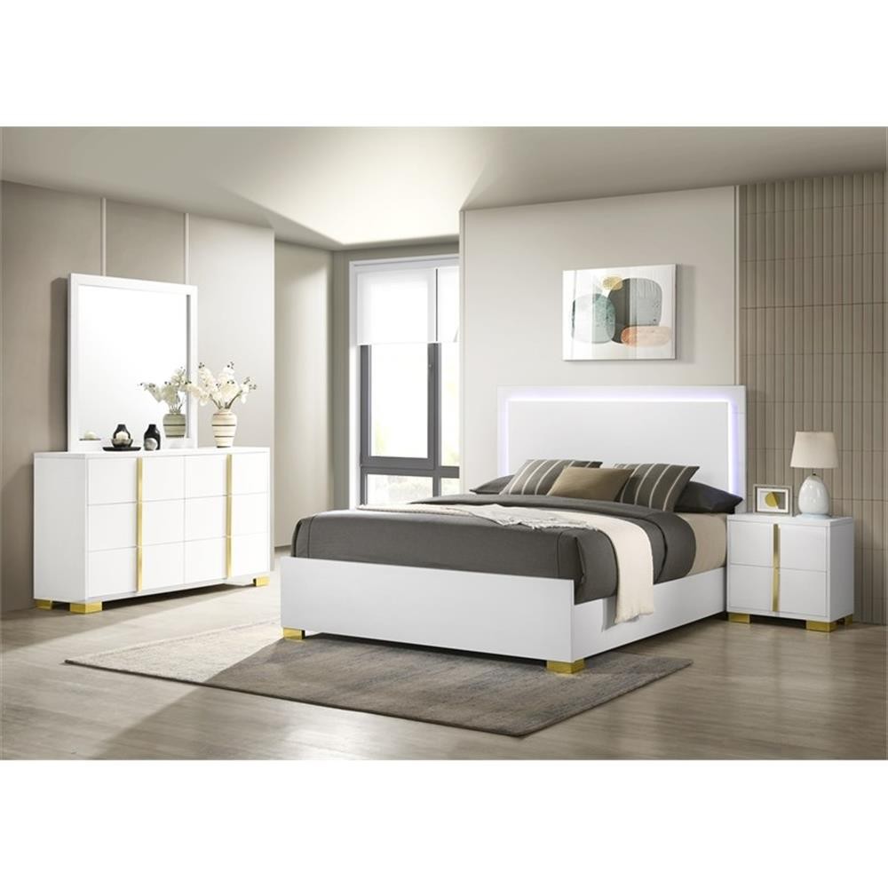 Marceline 4-piece Full Bedroom Set White