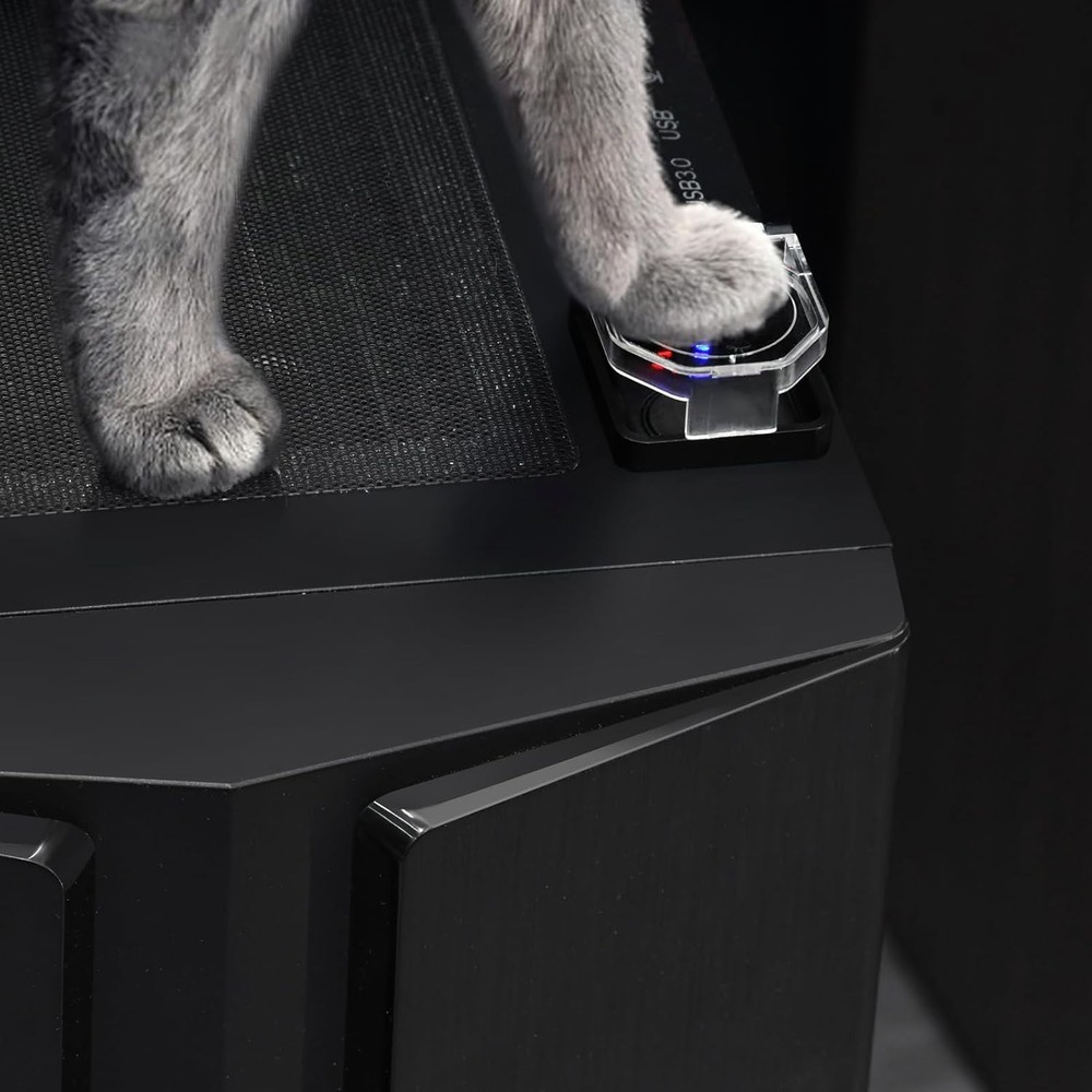 2Pcs Power Push Button Switch Cover Collision Resistant Dustproof Safety Swit...