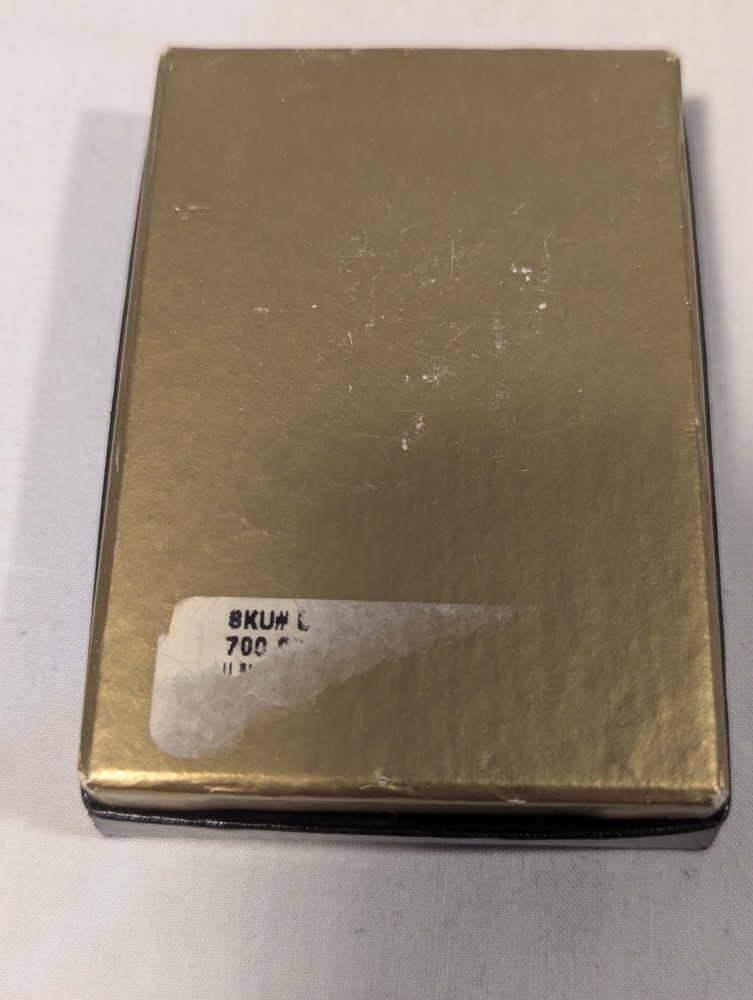 ZIPPO CROCODILE LEATHER BRASS LIGHTER 2001