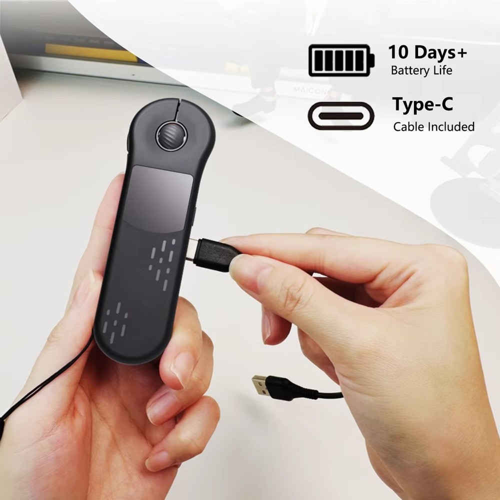 Rechargeable Wireless Presenter Mouse For Effortless Presentations UHXZ