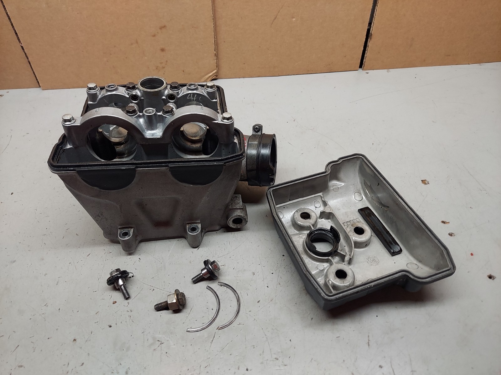 08-14 Kawasaki kfx450 Cylinder Head W/ Valves **READ FULL DESCRIPTION**