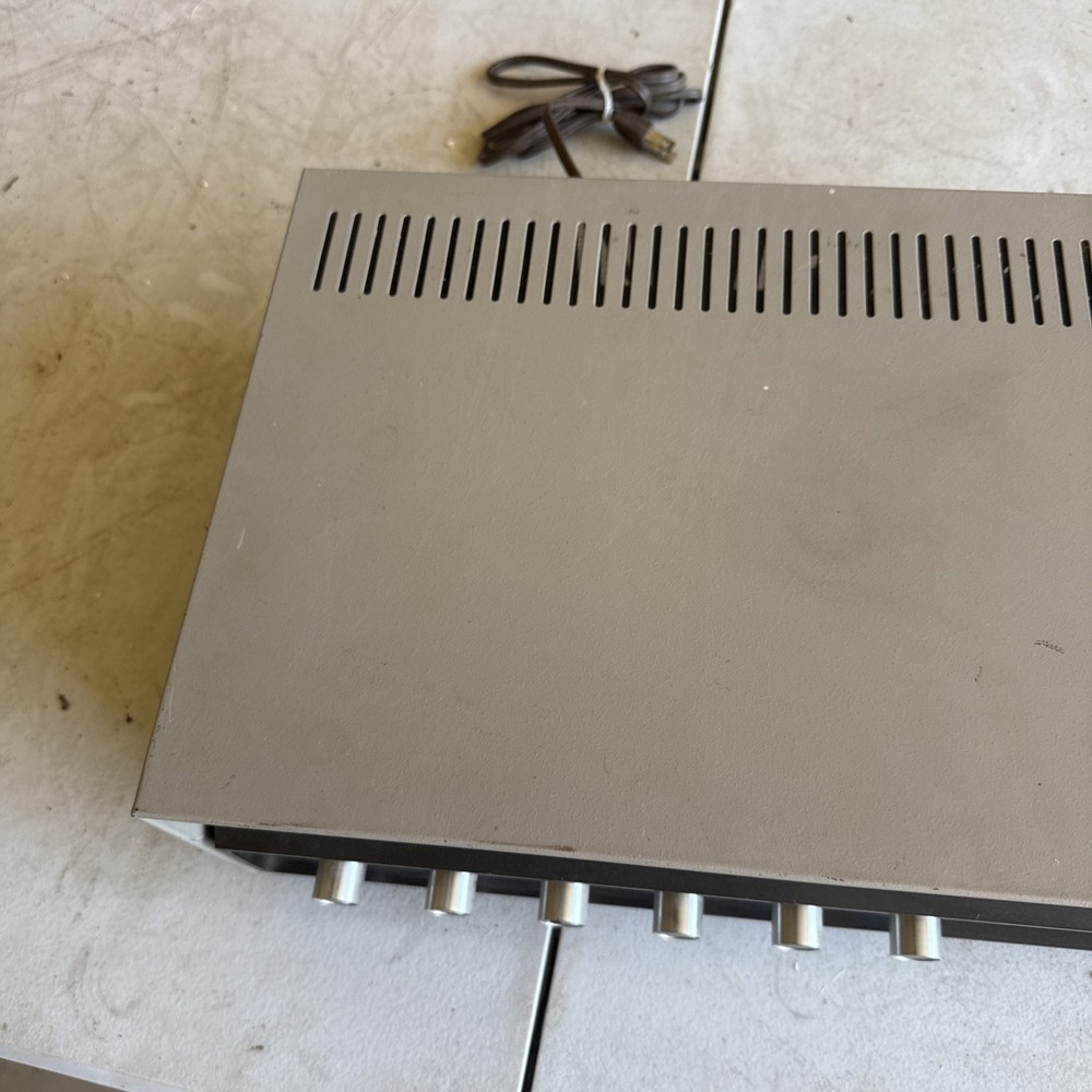 Lafayette PA-25 Solid State Microphone/Phono Amplifier Powers On Untested