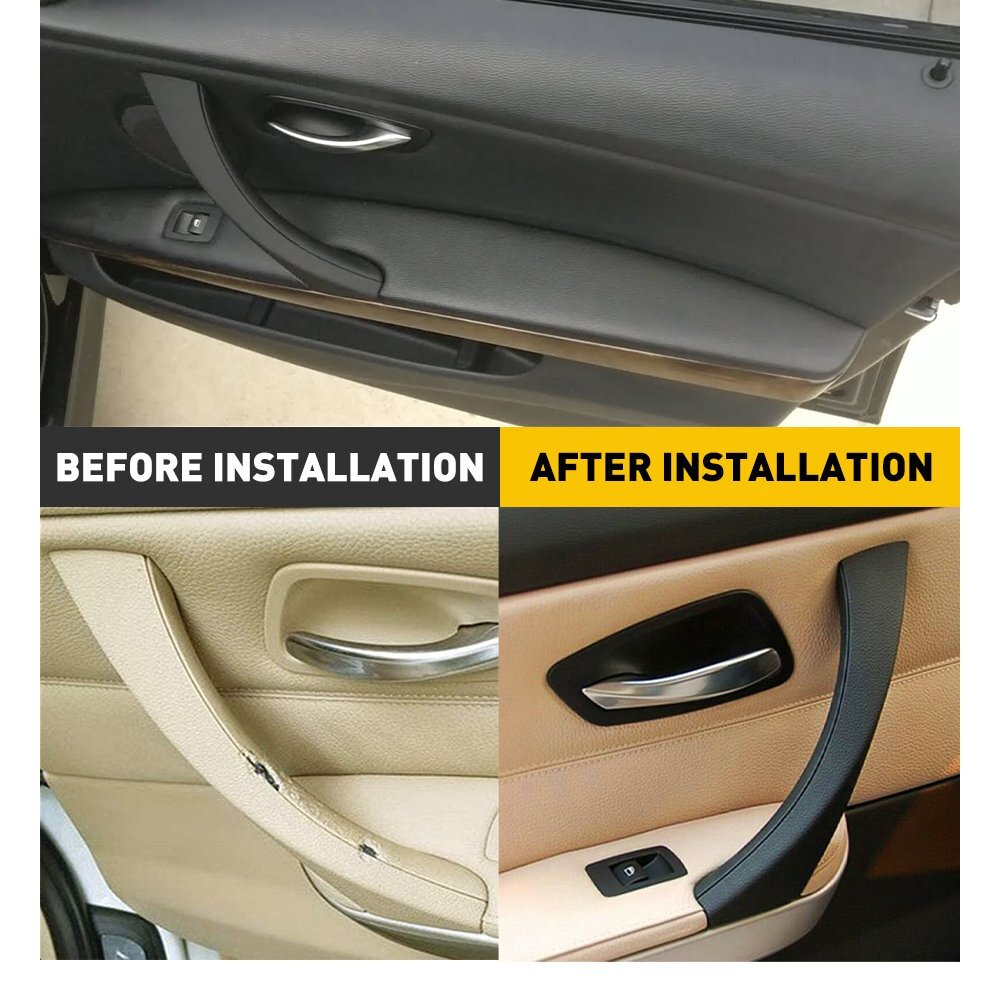 Inner Door Pull Handle For BMW 3 Series E90/E91/E92 Right Passenger Side Black K