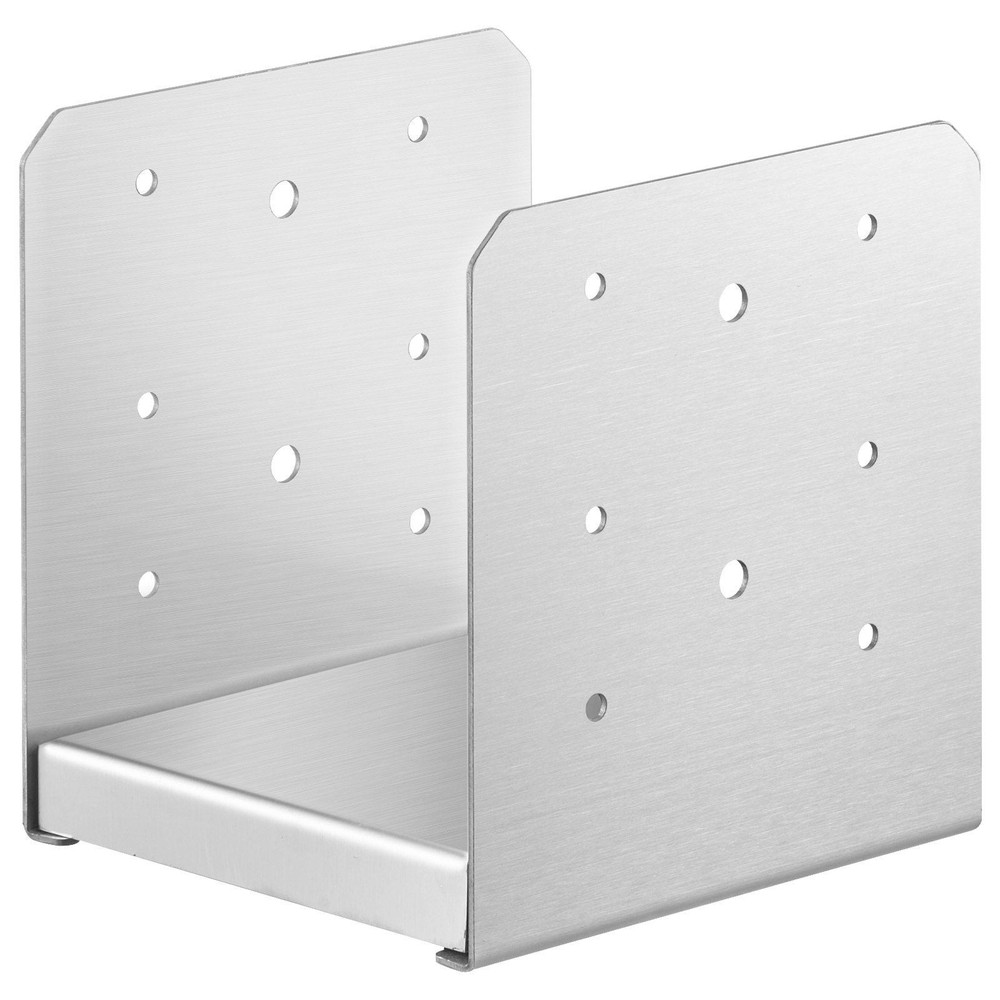 6"x 6" Post Base, 1Pcs Stainless Steel Adjustable Post Anchor Bracket(Internal