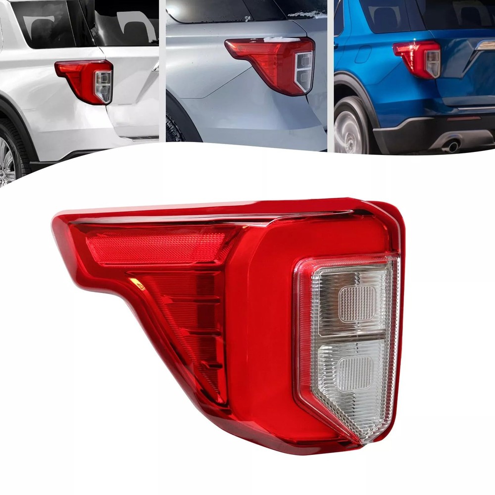 Halogen+LED Taillights 2020-2022 Ford Explorer Waterproof Replacement left side