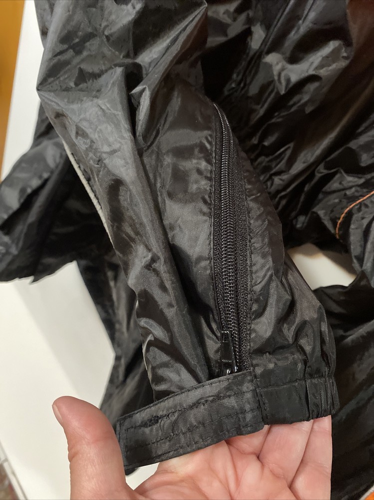 Double Eagle Premium Motorcycle Raingear Jacket Size L Waterproof Reflective