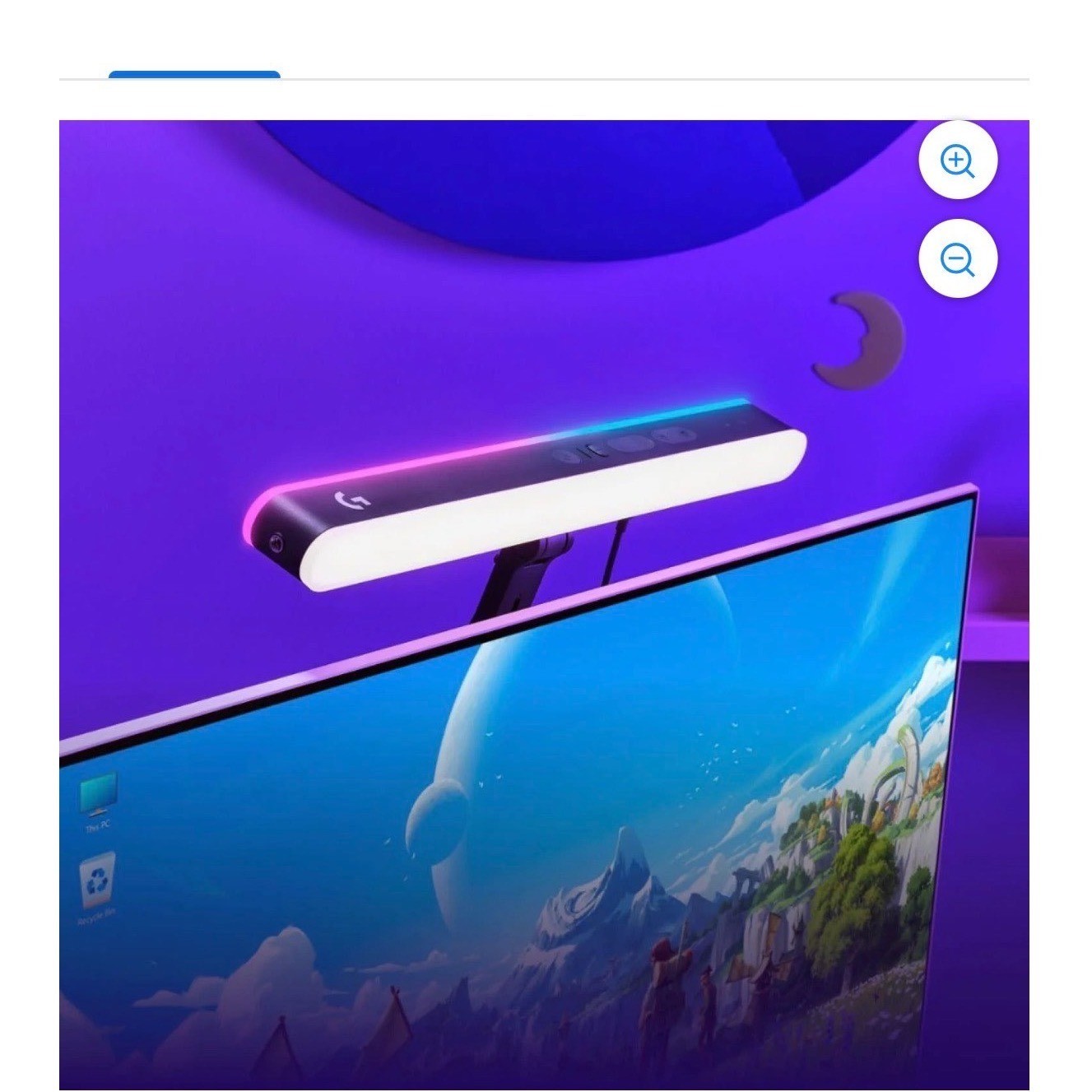 Logitech Litra Beam Premium LED Streaming Key Light USB Bluetooth 946-000019 NEW