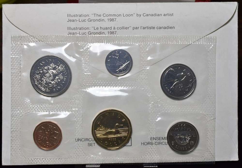1993 Canada 6 Coin Proof - Like Set - Comes With Envelope