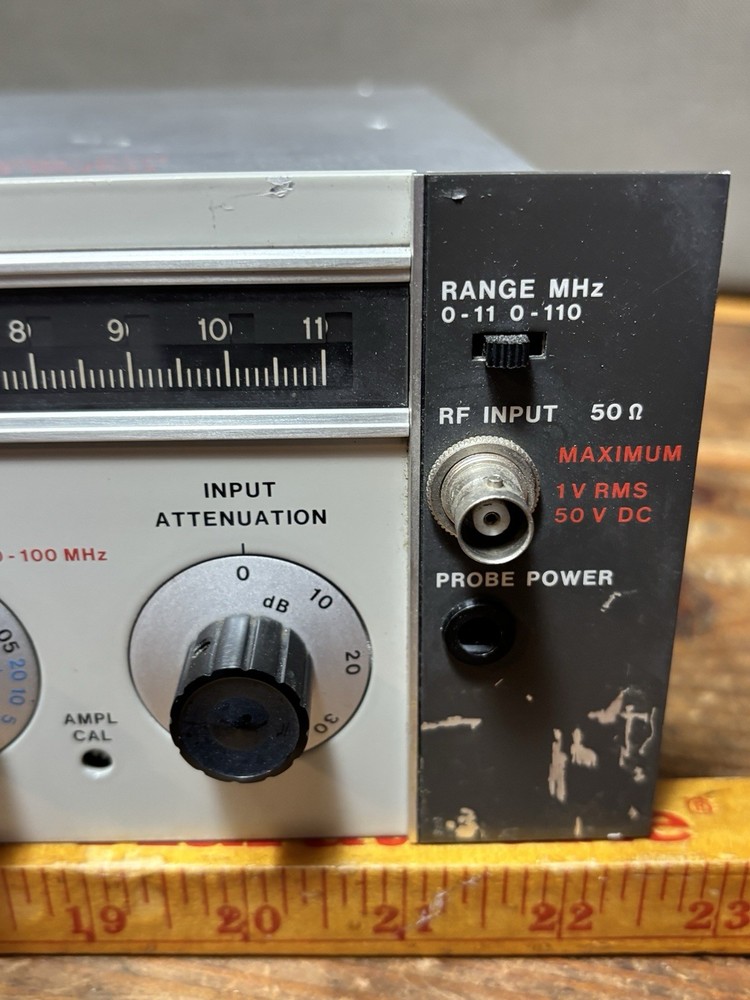 HP 8553B Spectrum Analyzer RF Section 141T Plug-In (original, clean, untested)